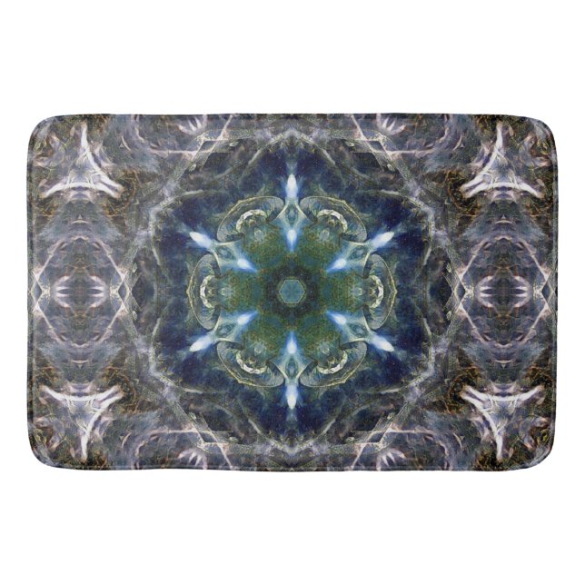 Folk Mandala  Bath Mat (Front)