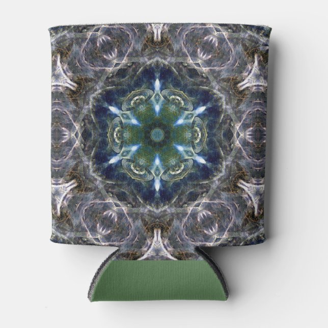 Folk Mandala  Bottle Cooler (Front)