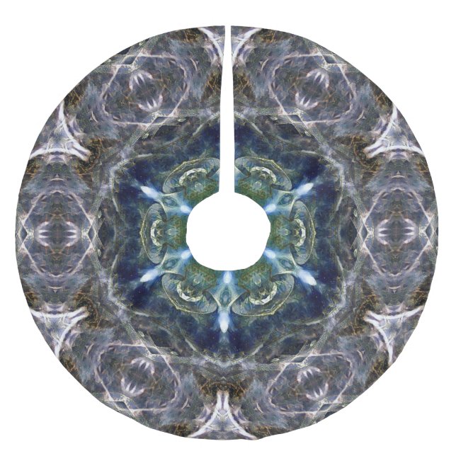 Folk Mandala  Brushed Polyester Tree Skirt (Front)