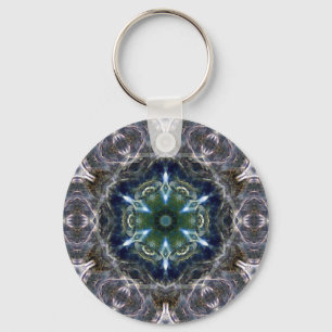 Folk Mandala  Keychain