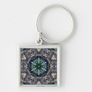 Folk Mandala  Keychain