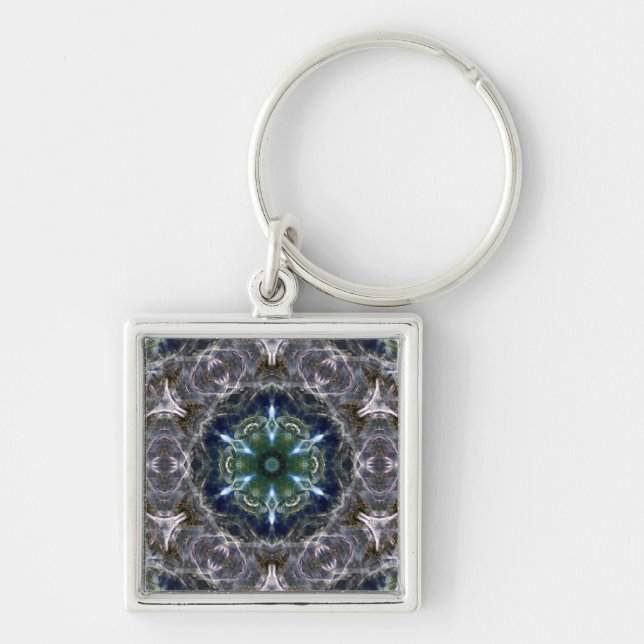 Folk Mandala  Keychain (Front)