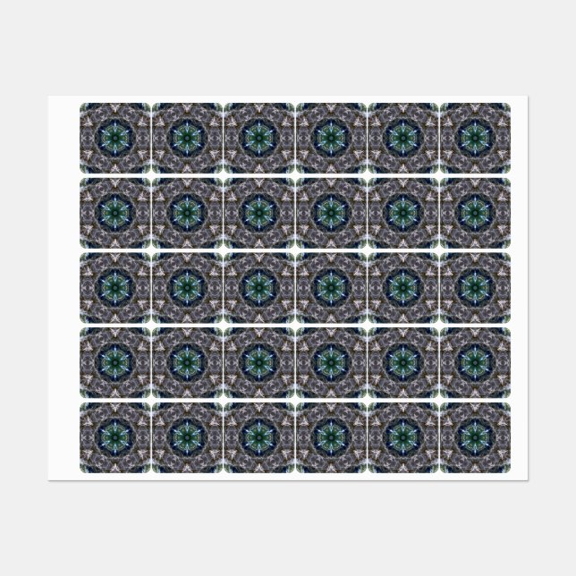 Folk Mandala  Labels (Sheet)