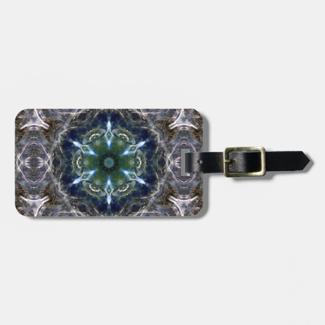 Folk Mandala  Luggage Tag (Front Horizontal)