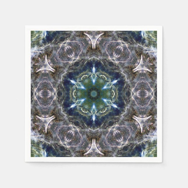 Folk Mandala  Napkins (Front)