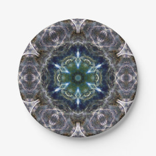 Folk Mandala Paper Plate