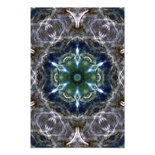 Folk Mandala  Photo Print