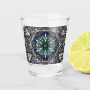 Folk Mandala  Shot Glass