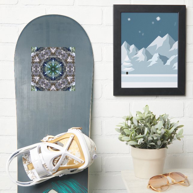 Folk Mandala  Sticker (Snowboard)