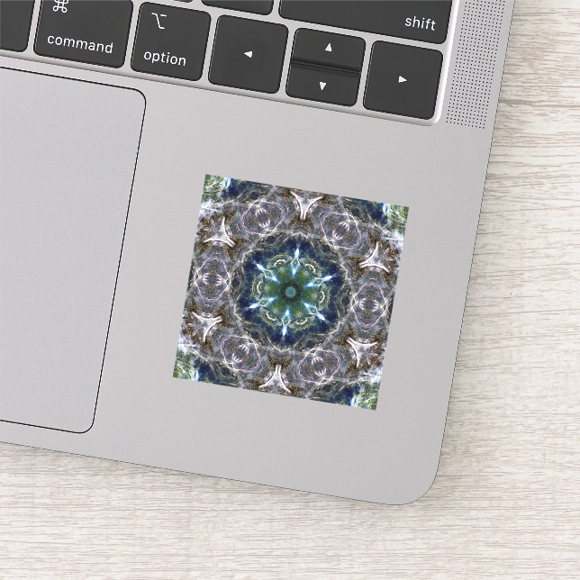 Folk Mandala  Sticker (Detail)