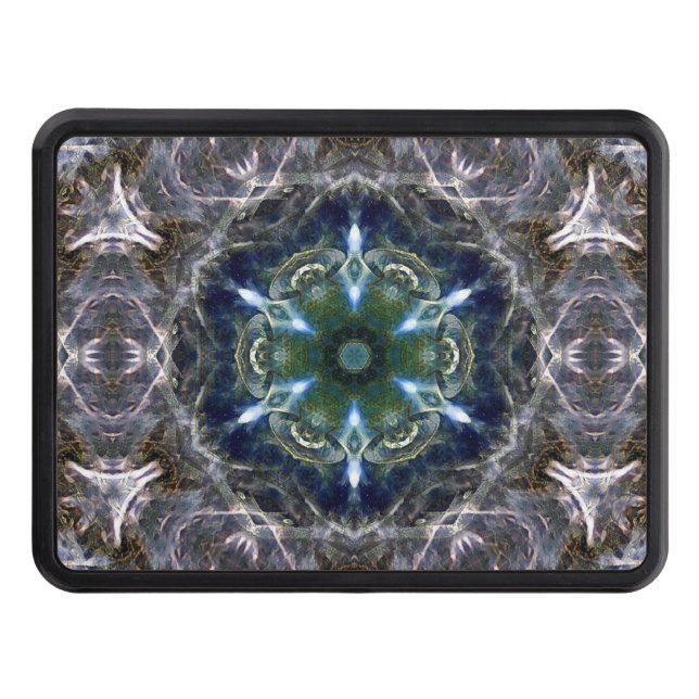 Folk Mandala  Trailer Hitch Cover (Front)