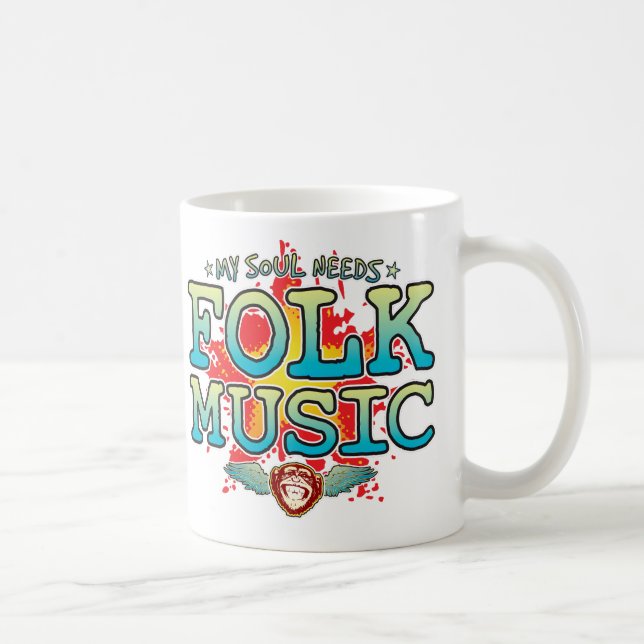 Folk Music Soul Mug (Right)