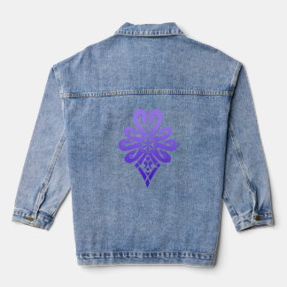 Folk pattern of Polish highlanders - Parzenica Denim Jacket