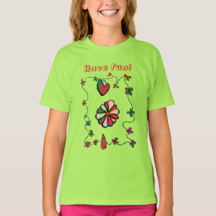 Folk Retro Quaint and Happy Art T-Shirt