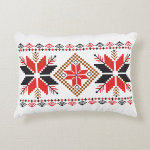 Folk Weave  Accent Pillow