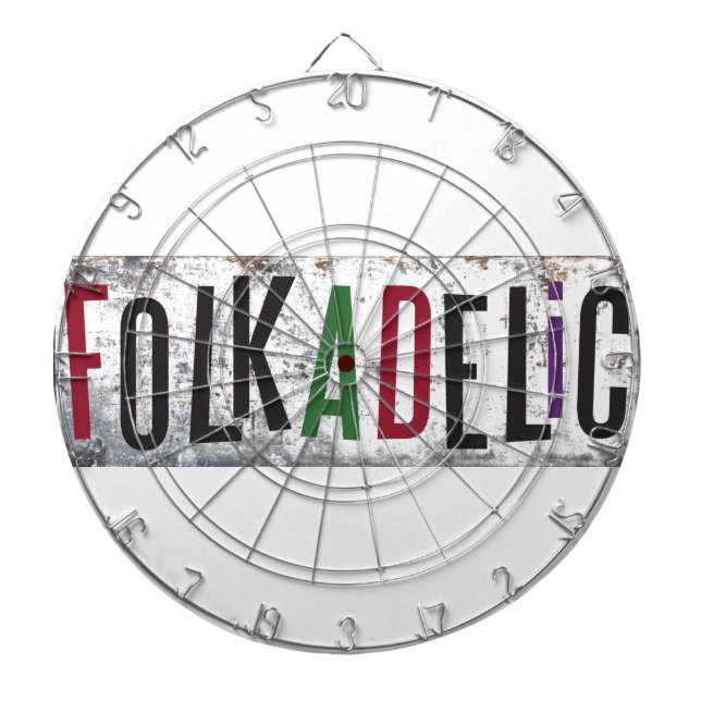 Folkadelic Dartboard (Front)