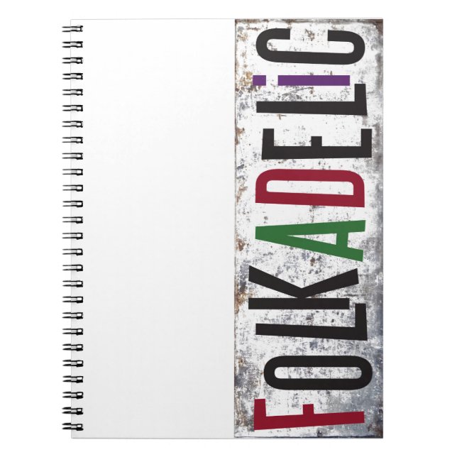 Folkadelic Notebook (Front)