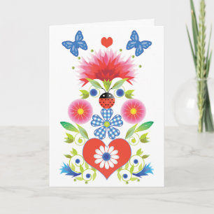 Folkfest Greeting Card