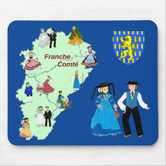 Folklore de Franche-Comté, France Mouse Pad