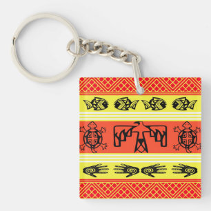 Folklore design keychain