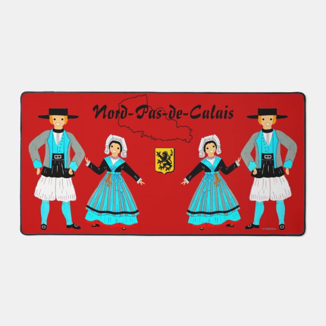 Folklore du Nord-Pas-de-Calais, France (Recto)