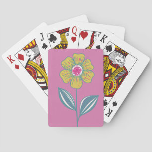 Folklore Flower Playing Cards