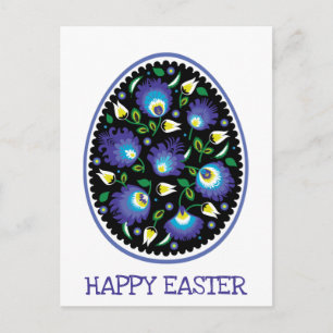 Folklore Happy Easter Postcard