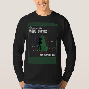 Folklore in New Hampshire Home of the Wood Devils T-Shirt