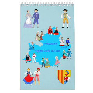 Folklore of PACA, France Calendar