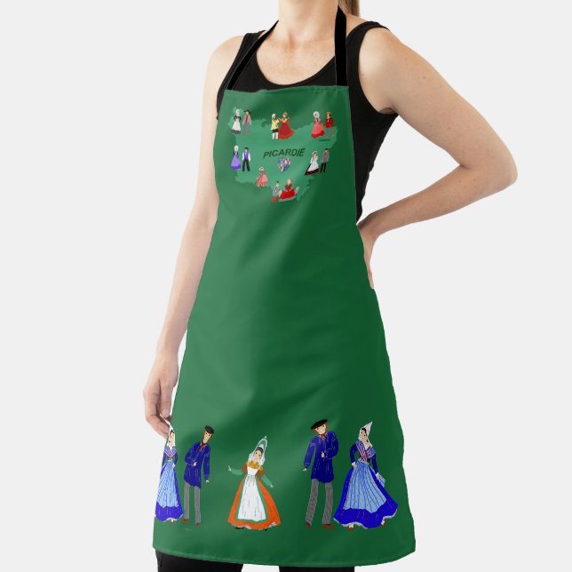Folklore of Picardie, France Apron (Insitu)
