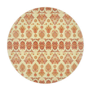 Folkloric Batik Floral Ethnic Pattern Cutting Board