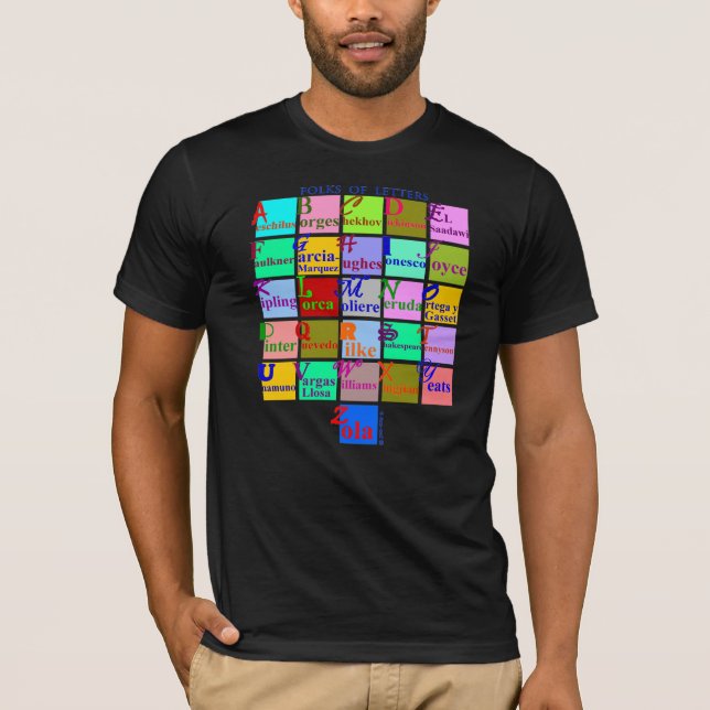 FOLKS OF LETTERS T-Shirt (Front)