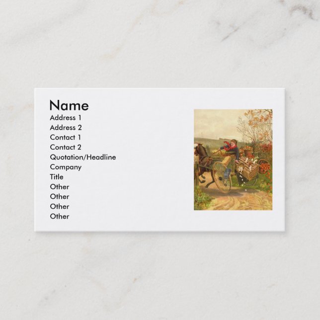 Folktales Business Card (Front)