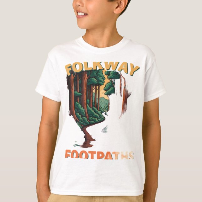 Folkway Footpaths T-Shirt (Front)