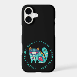 Folle dame aux chats, Illustration de chat stylisé