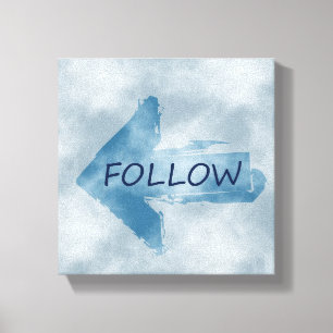 Follow Canvas Print