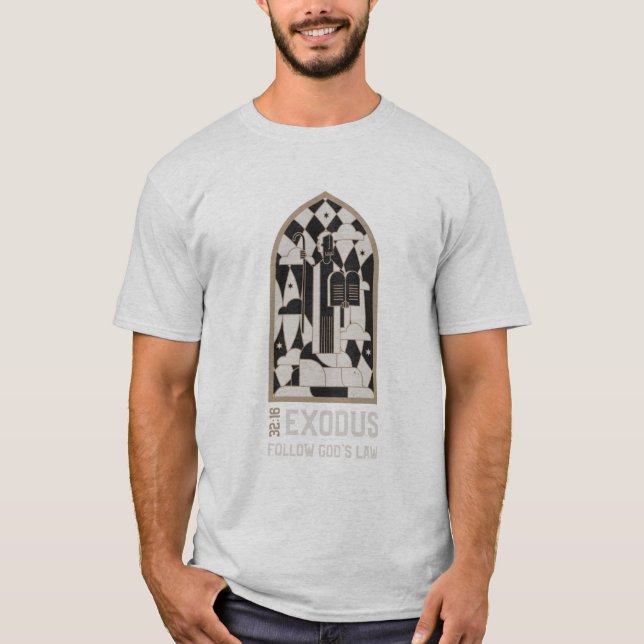 Follow God's Law Christian T-Shirt (Front)