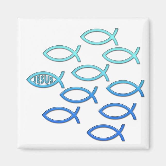 Follow Him - Christian Magnet (Front)