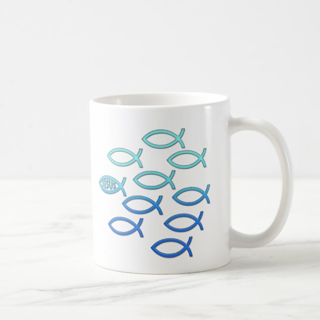 Follow Him - Christian Mug (Right)