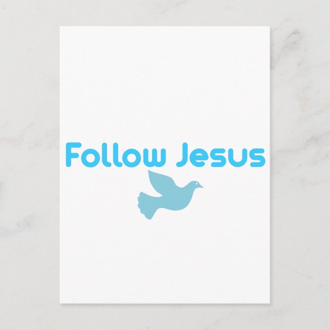 FOLLOW JESUS POSTCARD (Front)