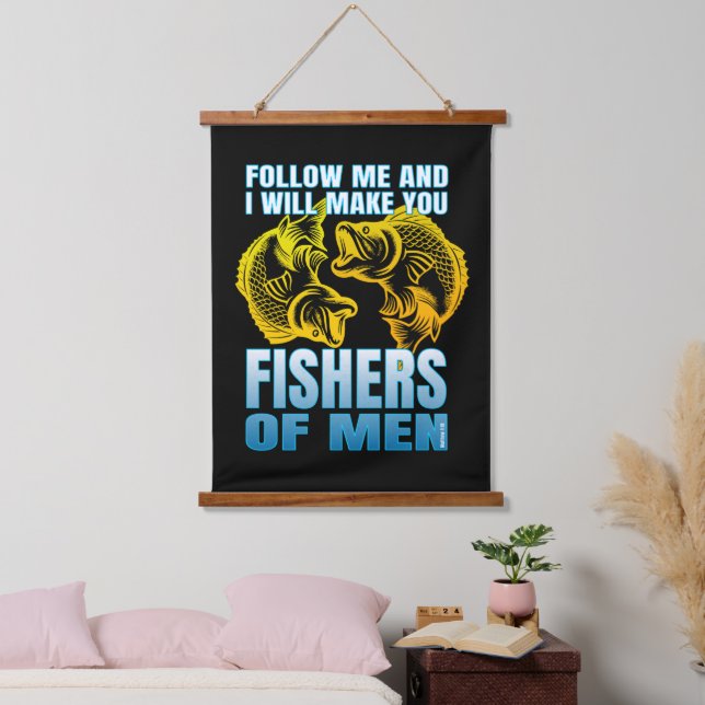 follow me and i will make you fishers of men hanging tapestry (Bedroom)