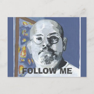 Follow Me Cafe Postcard