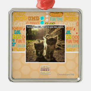 Follow Me Kid Metal Ornament