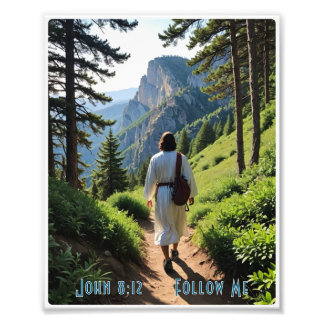 Follow Me Photo Print