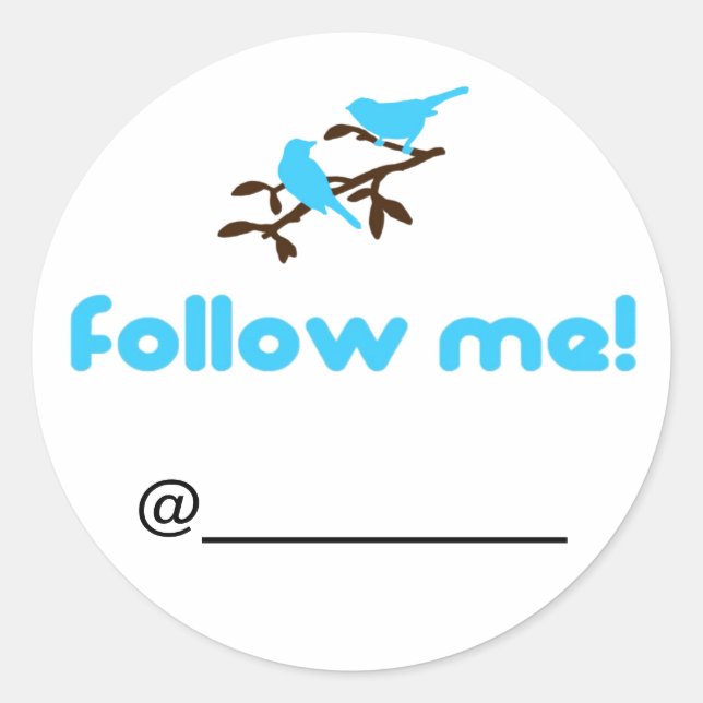 Follow Me Sticker (Front)