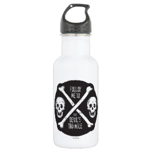 Follow Me To The Devil's Triangle 532 Ml Water Bottle