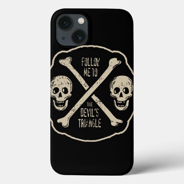 Follow Me To The Devil's Triangle Case-Mate iPhone Case (Back)