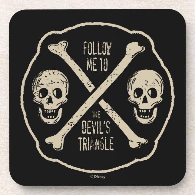 Follow Me To The Devil's Triangle Coaster (Front)