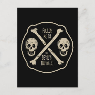 Follow Me To The Devil's Triangle Postcard