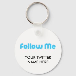 follow me (twitter) keychain
